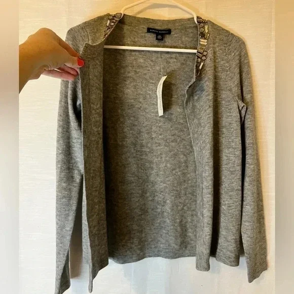 NWT Banana Republic Gem Stone Embellished Sweater Wool - Picture 6 of 6